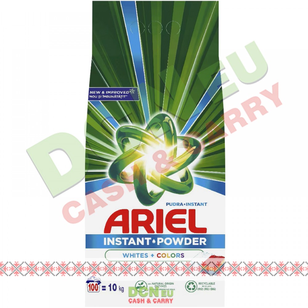 ARIEL DETERGENT RUFE AUTOMAT 10KG WHITE COLOR Detergent